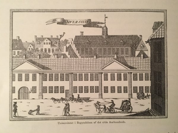 21 Universitetet -Københavns universitet i begyndelsen af det 18. århundrede.jpg