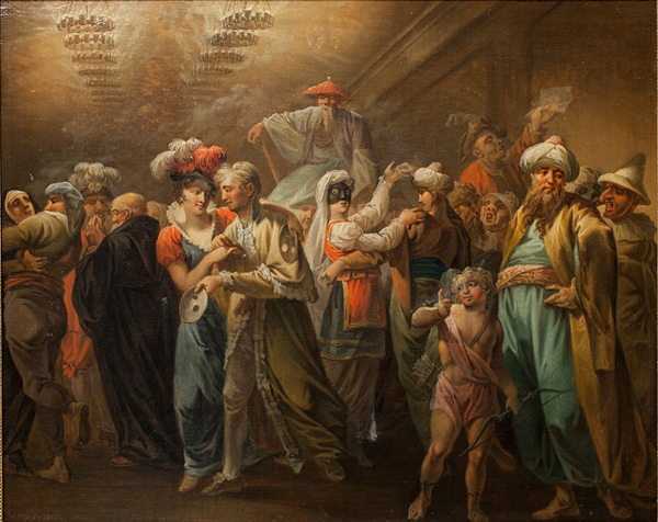 33 a. C.A._Lorentzen_-_Maskerade._Intermedium_-_KMS468_-_Statens_Museum_for_Kunst.jpg